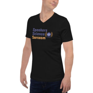 Speakers, Science, Sarcasm V-neck - Image 3